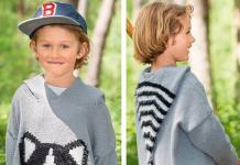 Связать свитер для мальчика — модные модели