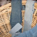 Коврик крючком из старых джинсов Плетение ковриков из джинсов